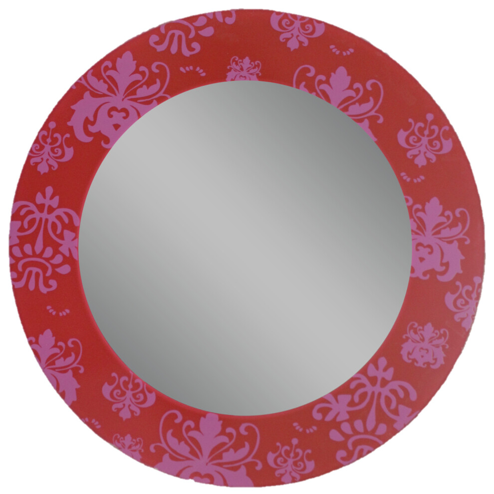 Large Wall Mirror 40cm Bedroom Bathroom Mirror Frameless Round Mirror