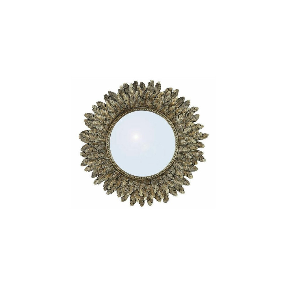 Large Wall Mirror Feather Framed Antique Silver , Best
