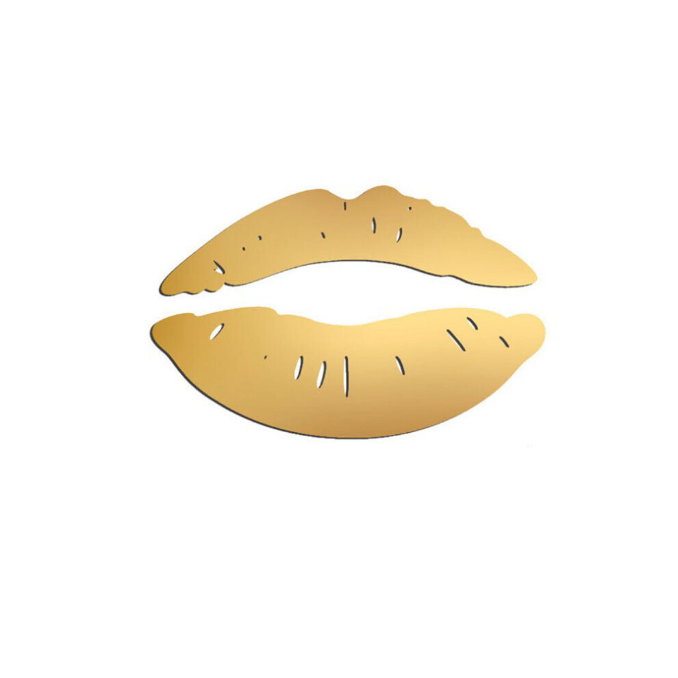 Lips 3D acrylic mirror wall Frameless 3D Mirror Surface Wall Creative Mute Wall Stickers for Home Living Room Office Decoration