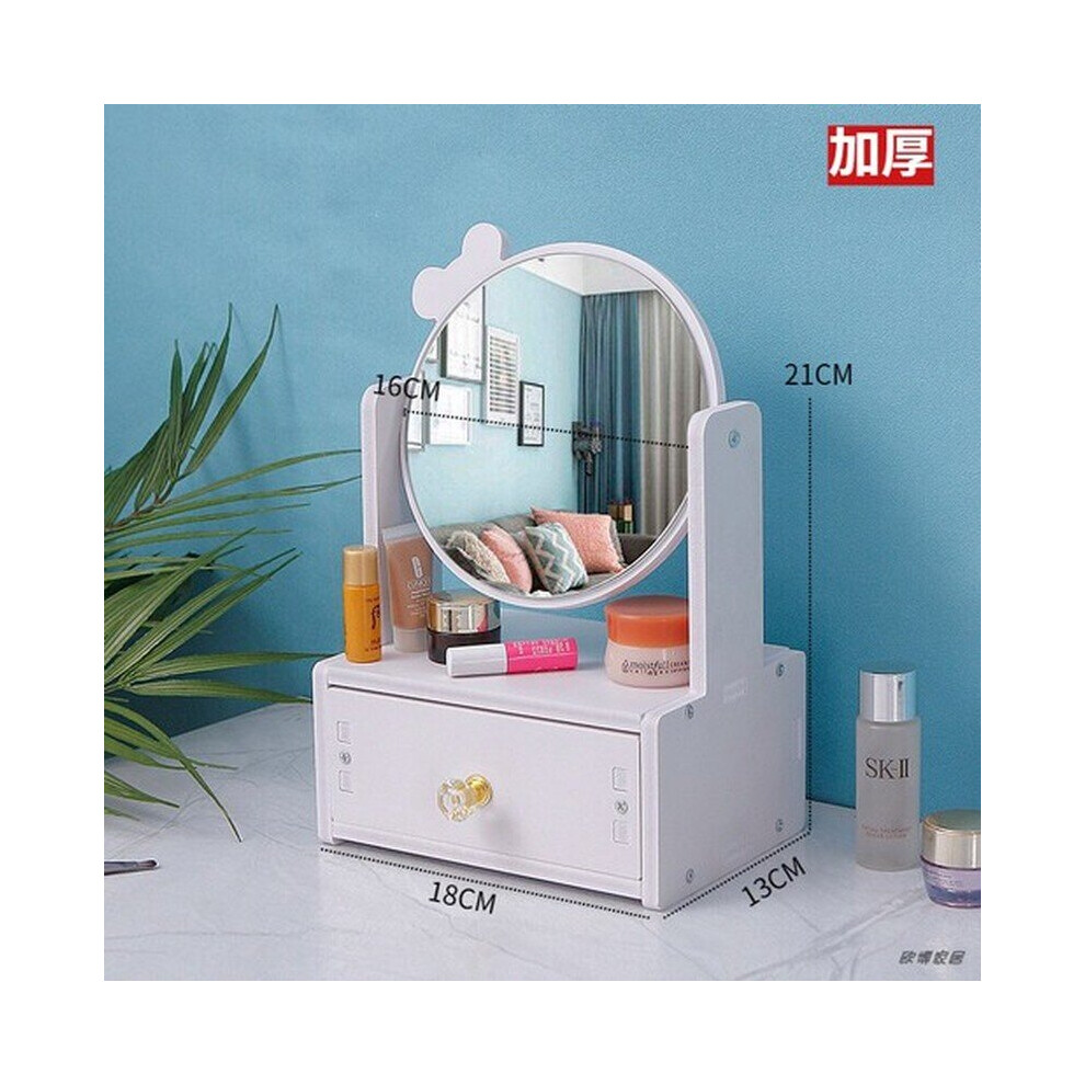 Make up mirror desktop net red dressing mirror bedroom female student dormitory bedroom lovely thickened definitionmirrorMJ