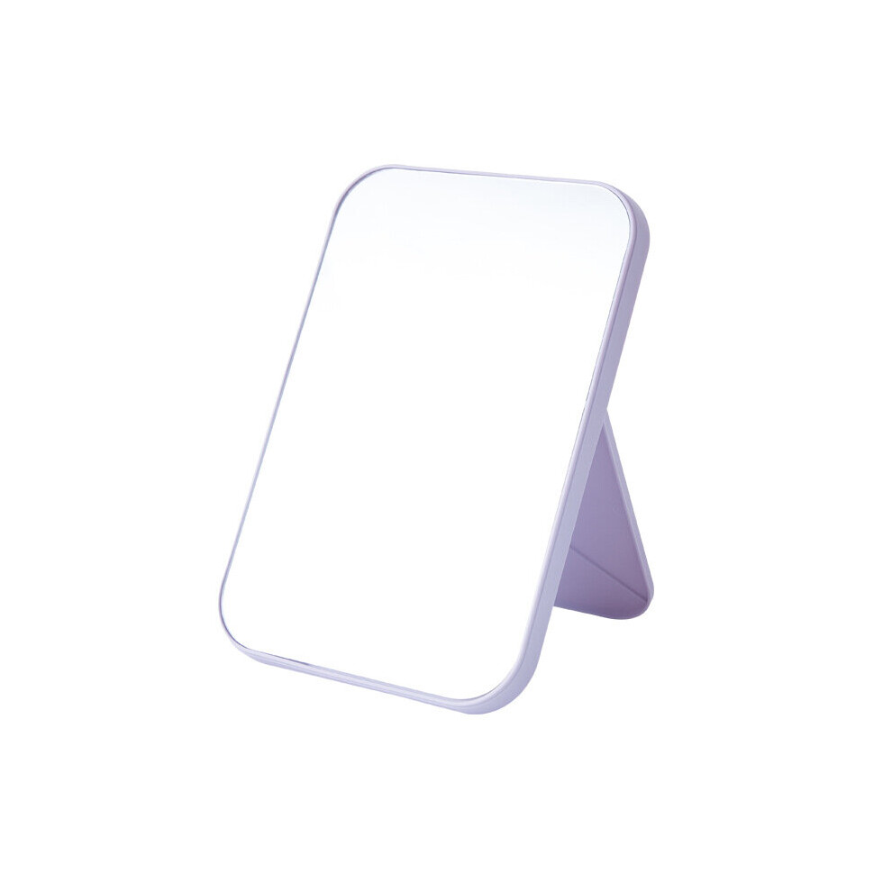 Makeup Mirror Desktop Dressing Mirror Square HD Princess Mirror Folding Portable Adjustable Makeup Mirror
