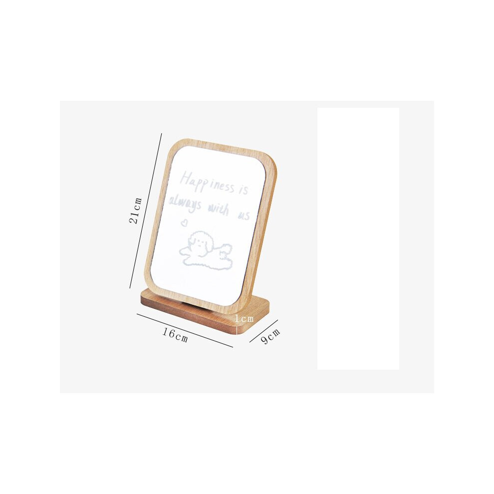 Makeup Mirror Wooden Student Dormitory Table Erasable Pen Home Decoration 3p????? INS Tyle Fixed Angle