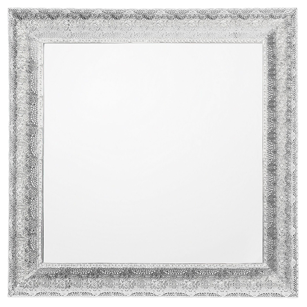 Metal Wall Mirror 65 x 65 cm Silver CAVAN