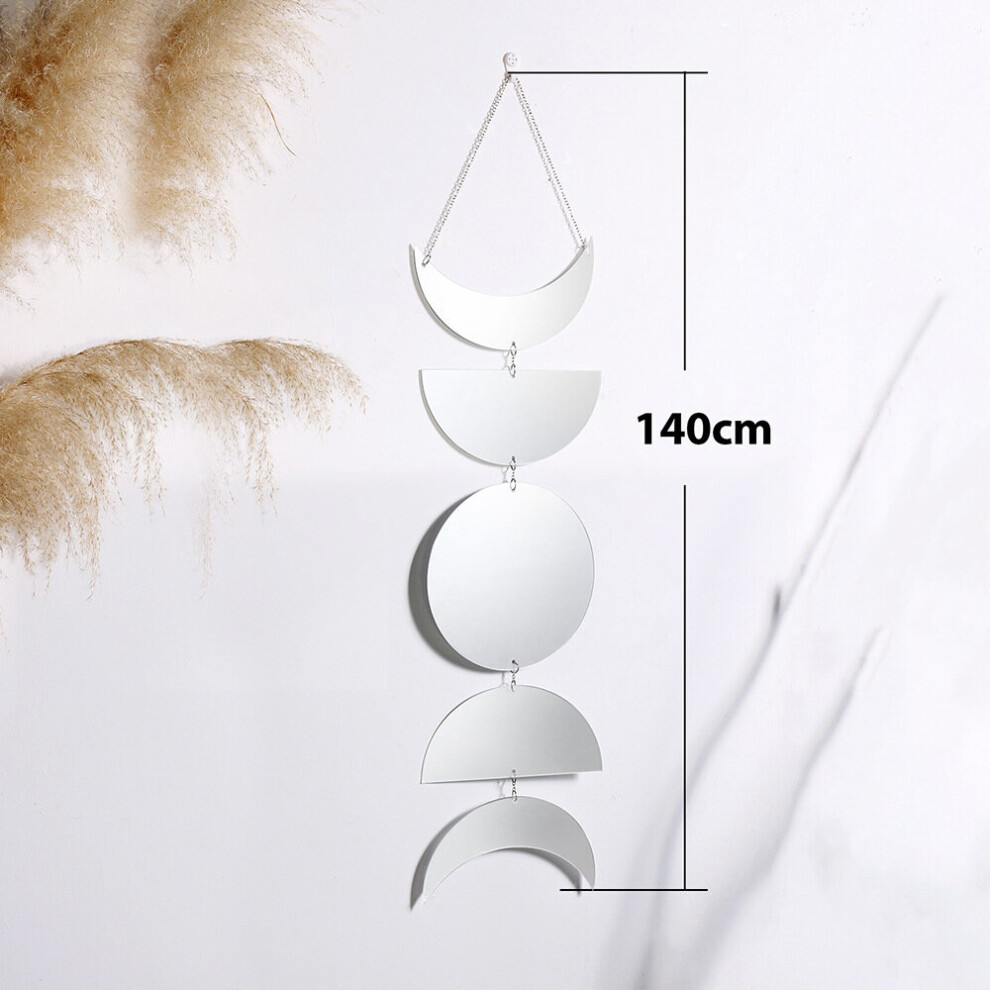 Mirror Decoration Nordic Wall Hanging Sun Moon Acrylic Wall Decoration Creative Home Mirror living room decor pendant