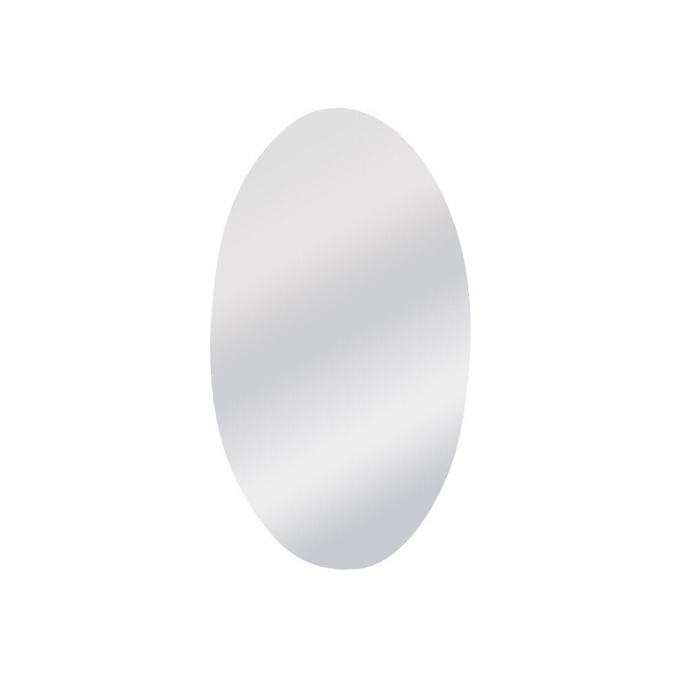Mirror Wall Sticker Oval Home Background Decoration Home Decoration 3d Accessories Stereo Removable Round Mirror On Art Decor