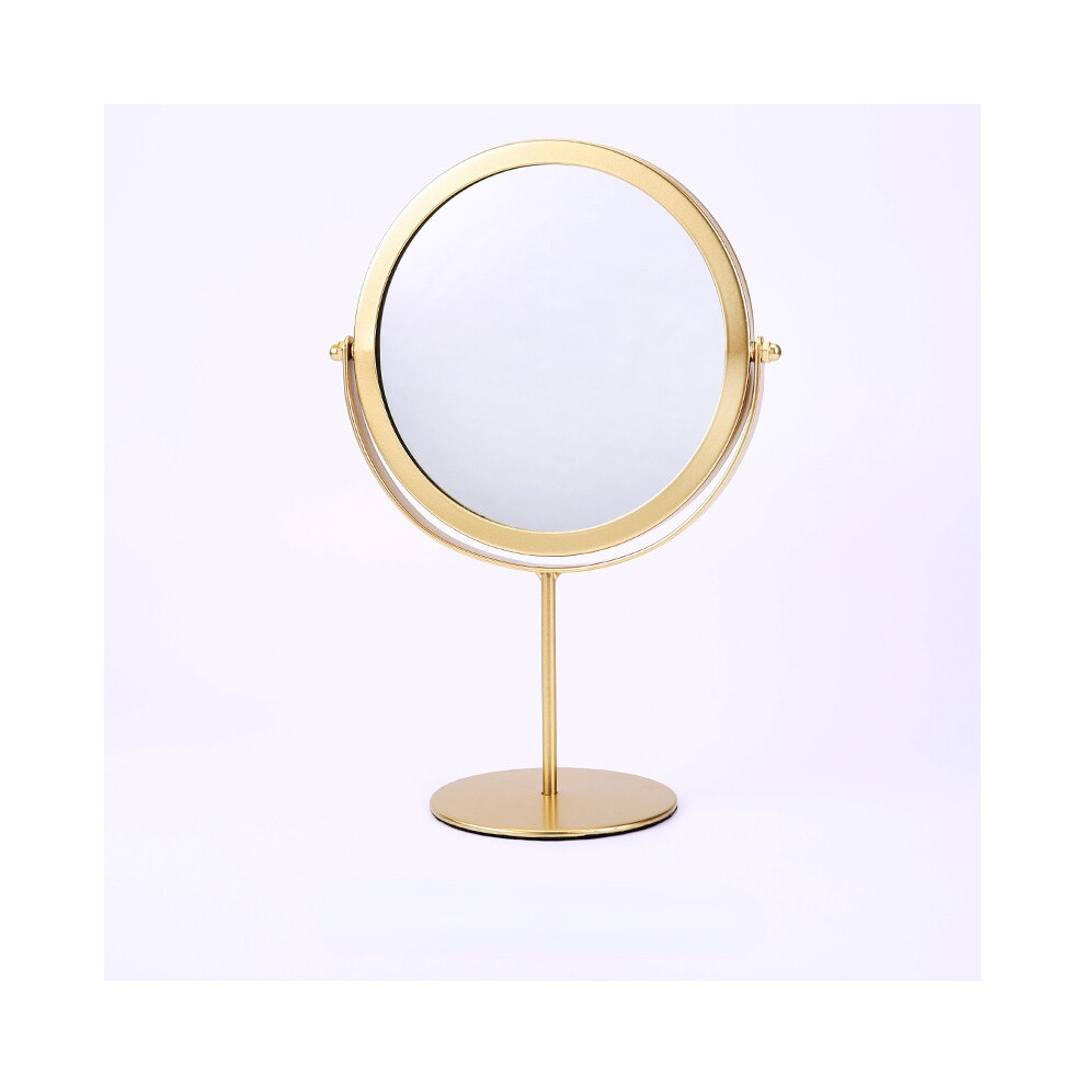 Nordic Iron Art INS Desktop Makeup Mirror and Modern Home Desktop Dressing Table Mirror