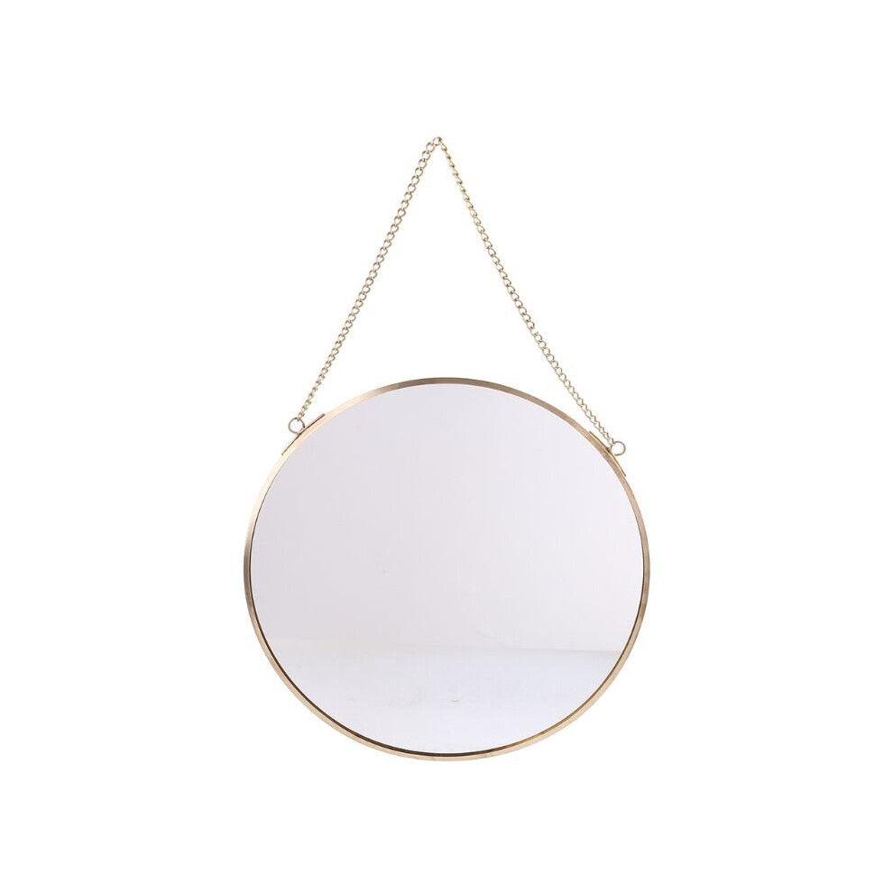 Nordic Round Wall Hanging Mirror Dressing Table Makeup Mirrors Bathroom Bedroom Decoration Supplies High Drop