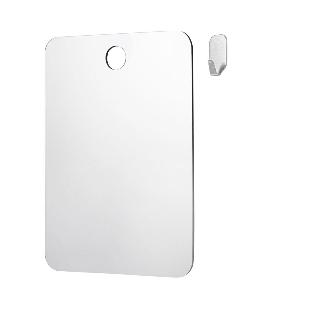Not Fuzzy Shower Bathroom Mirror Fogless Bath Wall Small Rectangular Washroom Acrylic Mirror Portable Shaving Men Tool Travel