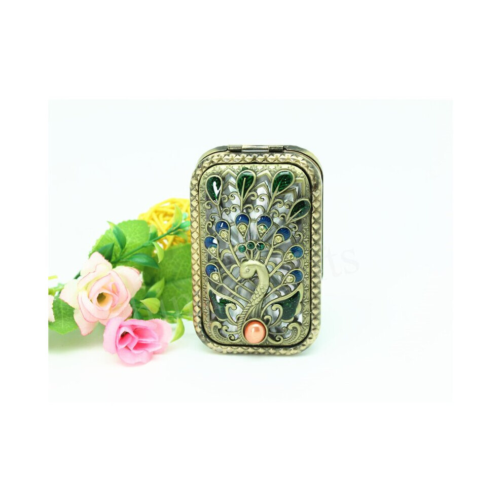 Peacock Handable Mirror Compact Mirror Birthday Wedding Favor