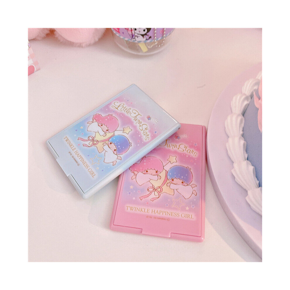 Portable Folding Makeup Mirror Cosmetic Mirror Pocket Rectangle Makeup Folding Small Mirror For Girls Travel Outdoor