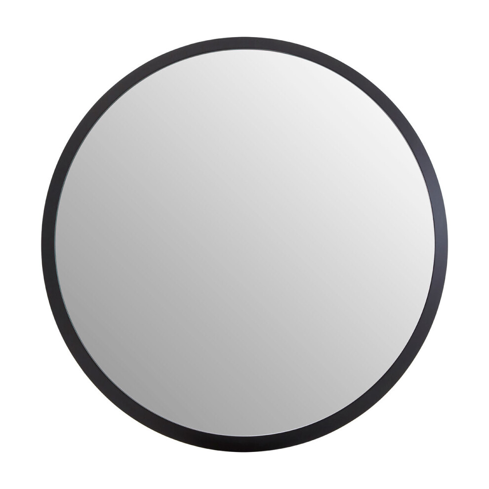 Premier Housewares Athena Discus Large Black Wall Mirror
