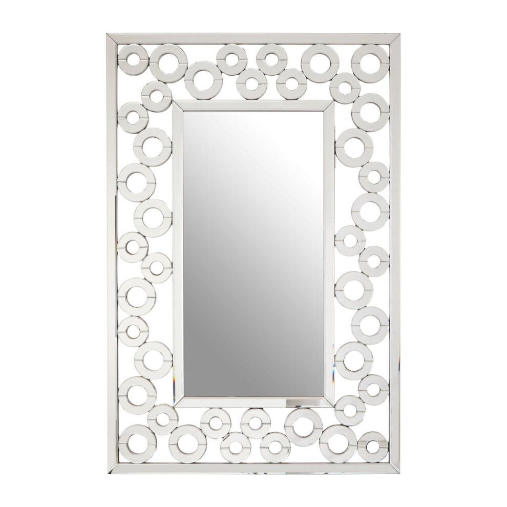 Premier Housewares Wall Mirror Bathroom / Bedroom / Hallway Wall Mounted Mirrors Puzzle Frame / Glass Mirrors For Living Room 4 x 120 x 80