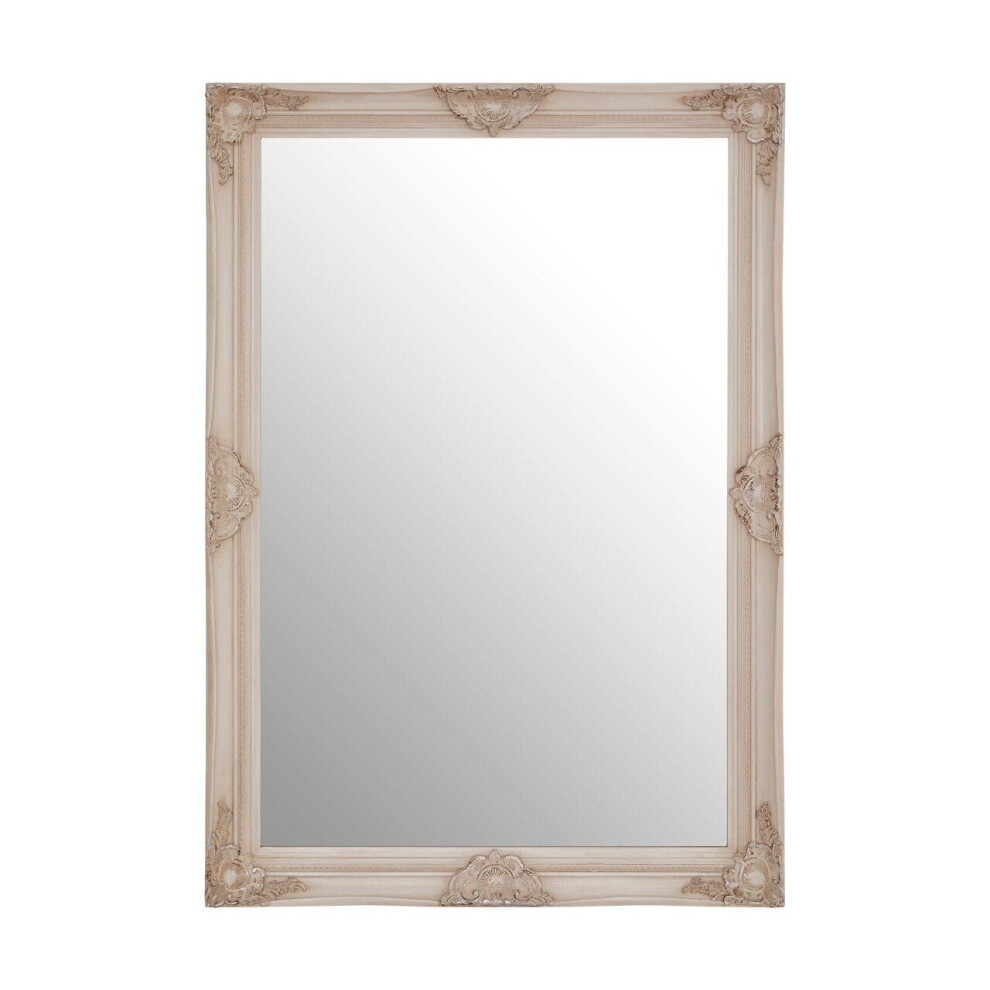 Premier Housewares Wall Mirror Bathroom / Bedroom / Hallway Wall Mounted Mirrors With Wooden Frame Round Shape / Vintage Design 5 x 102 x 72