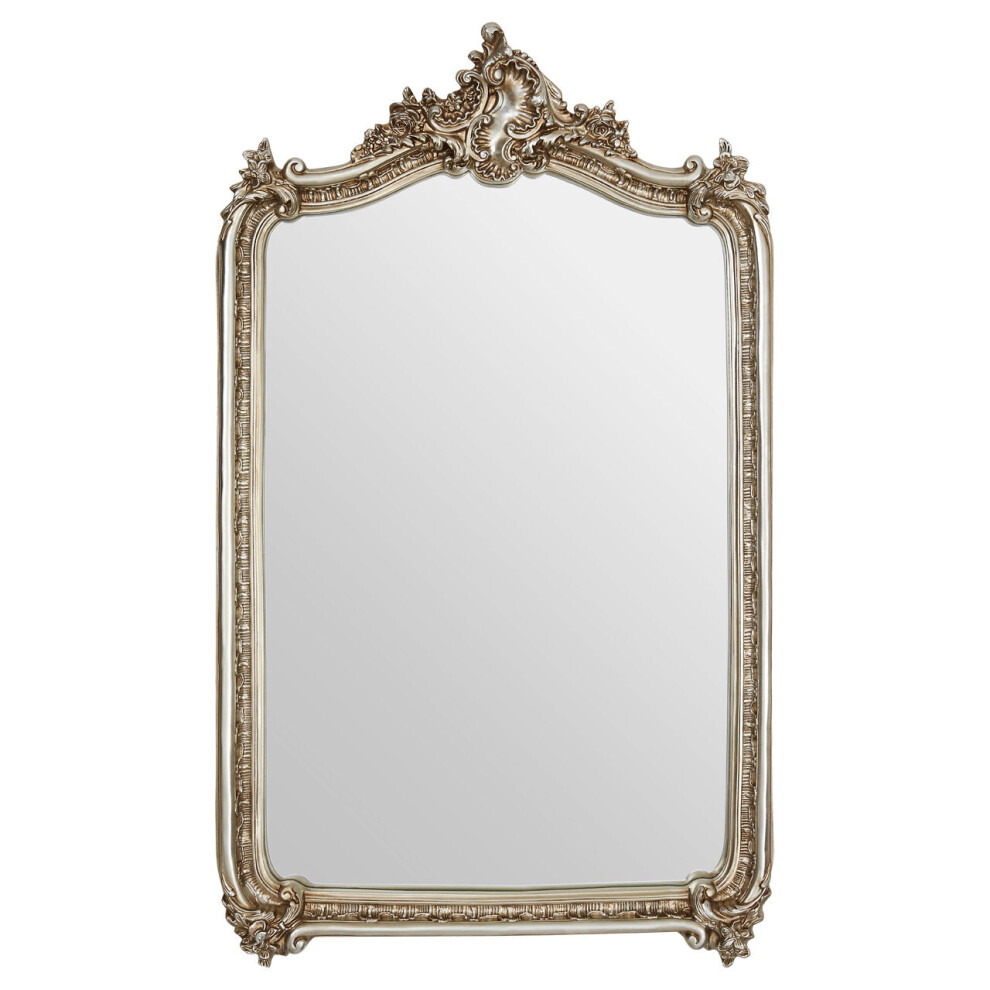 Premier Housewares Wall Mirror Exquisite Ornate Design Gold Color Grand Wall Mirrors For Hallways Bedroom and Livingroom W89 X D13 X H150cm.
