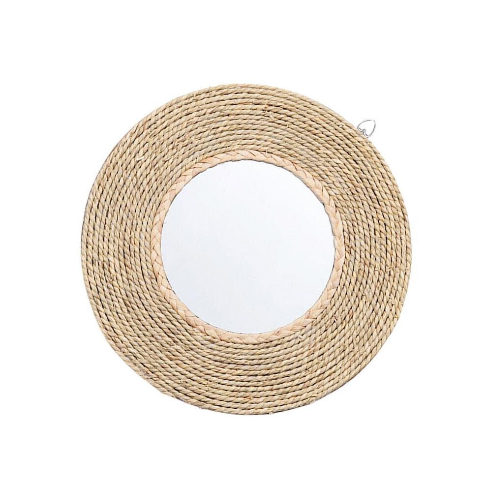 Rattan Woven Mirror Circle Mirror Decor Rustic Wall Decor Round Decorative Wall Mirror Wall Decor Circle Mirror Rattan Farmhouse