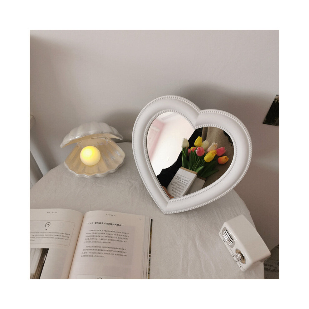 Red Mirror Decoration Mirror Desktop Makeup Mirror Pink Purple Love Mirror Shooting Background Board Wedding Decoration