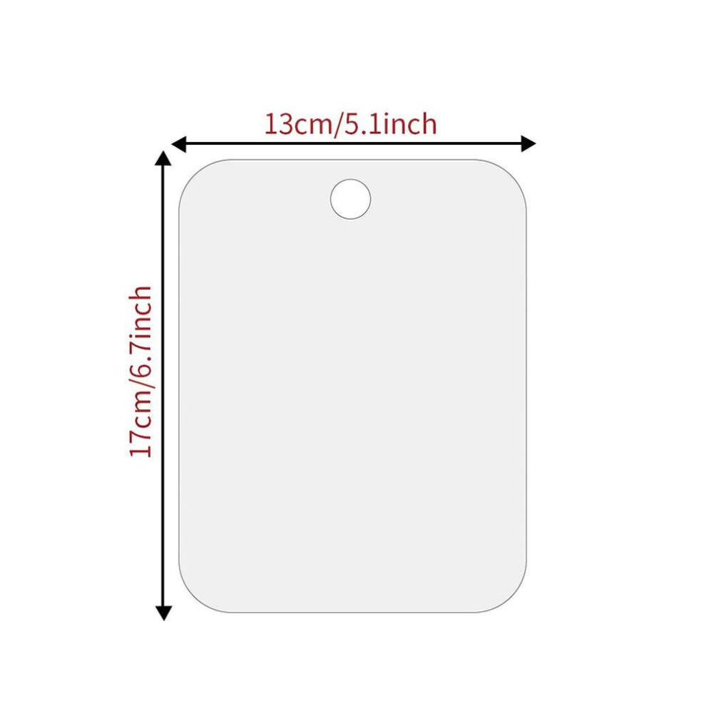 Shower Bath Mirror Bathroom Tools Acrylic Shaving Makeup Mirrors Washroom Travel Accessories With Wall Suction For Men Women