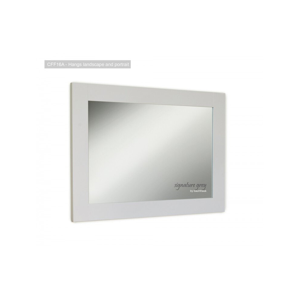 Signature Grey Furniture Overmantle Mirror
