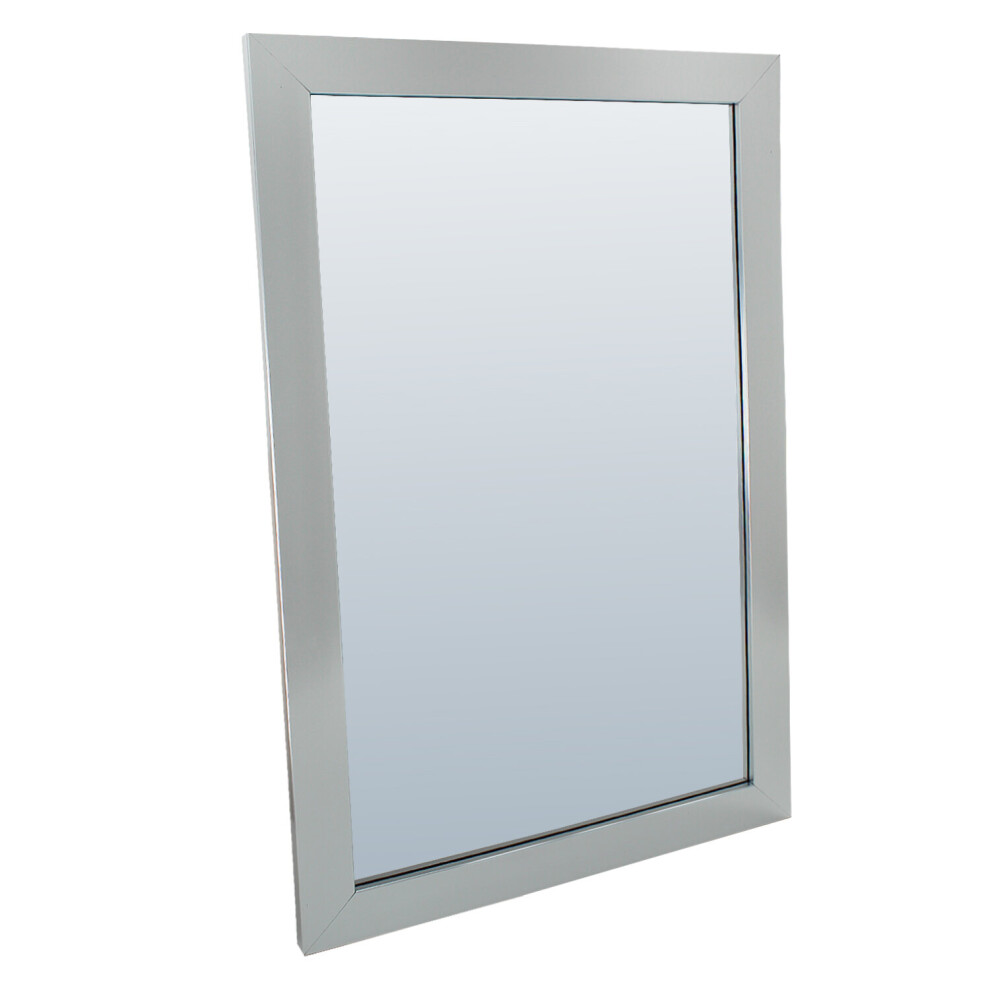 (Silver, Small) Full Length Mirror Long Wall Mounted Bathroom Bedroom Hall Living Dressing Room