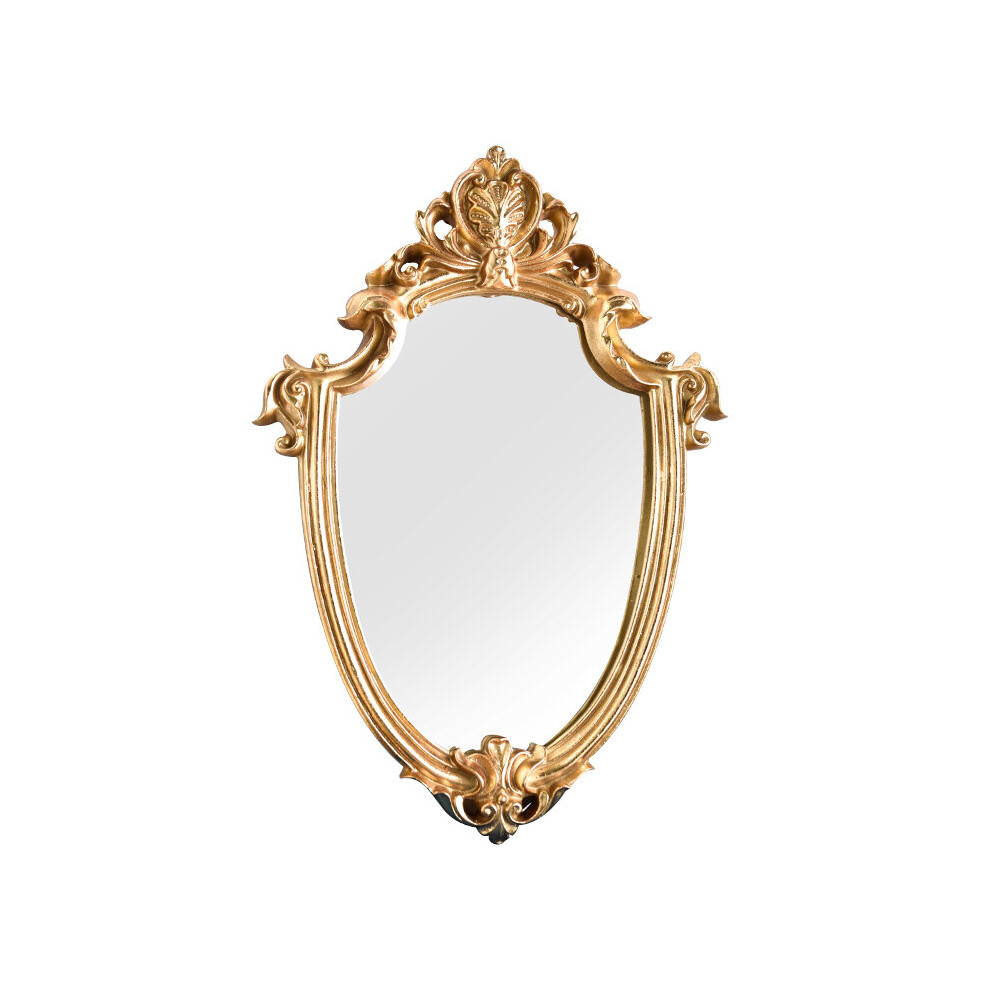 Vintage Embossed Makeup Mirror Room Acsesories Wall Stickers Home Decor Bathroom Mirror - Image 5