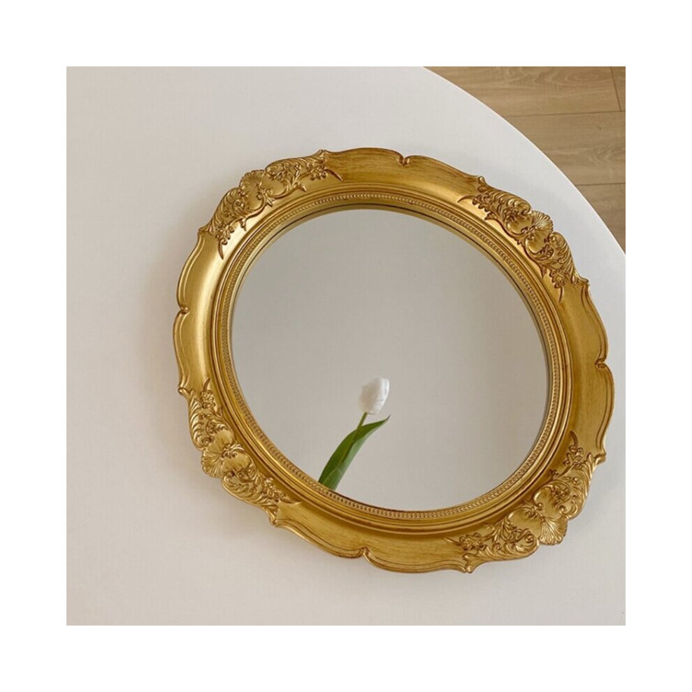 Vintage Mirror Makeup Mirror Bathroom Wall Hanging Mirror For Woman Lady Decorative Mirror Home Decor - Image 6