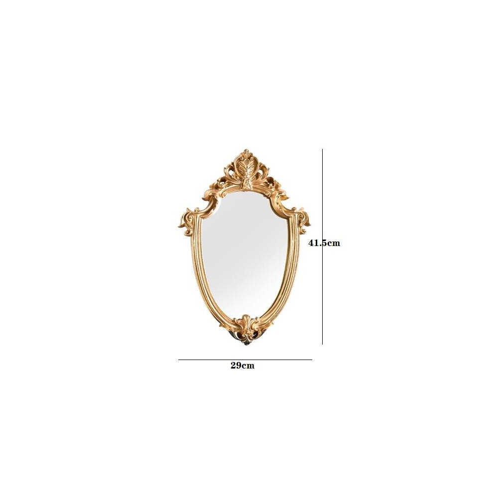 Vintage Mirror Makeup Mirror Bathroom Wall Hanging Mirror For Woman Lady Decorative Mirror Home Decor Supplies