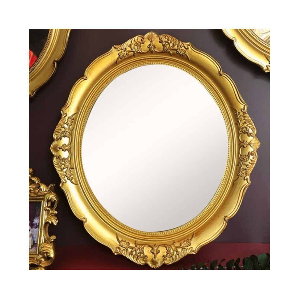 Vintage Mirror Makeup Mirror Bathroom Wall Hanging Mirror For Woman Lady Decorative Mirror Home Decor