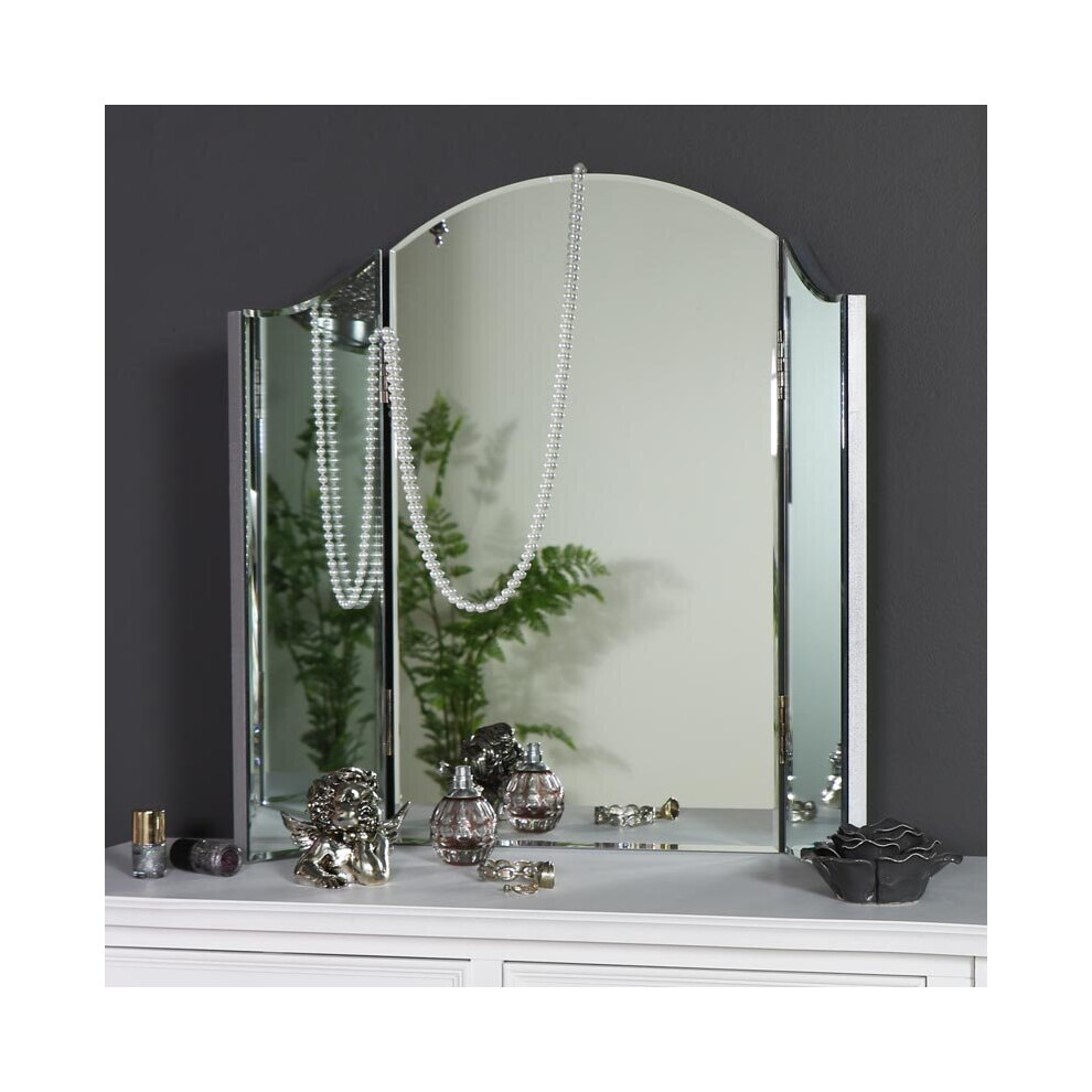 Vintage Style Dressing Table Triple Mirror