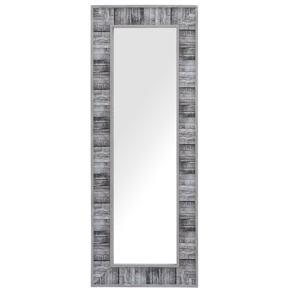 Wall Mirror 50 x 130 cm Grey with White ROSNOEN