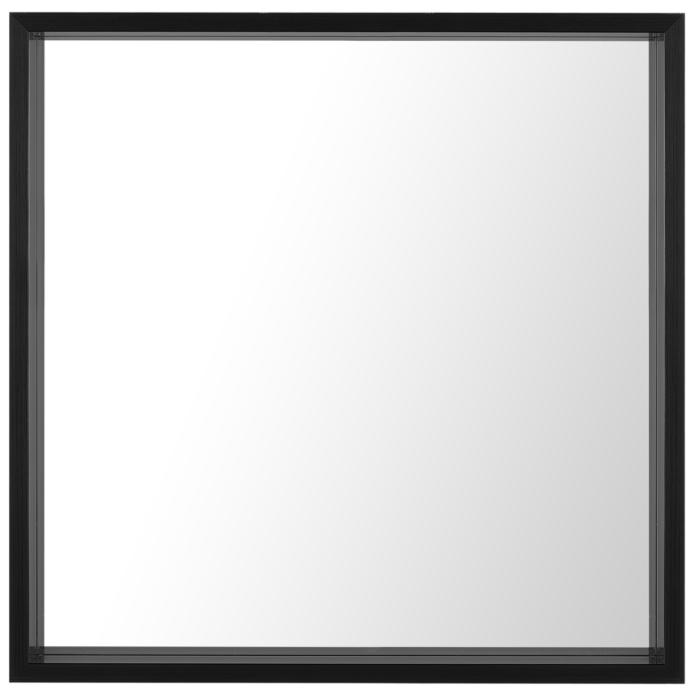 Wall Mirror 50 x 50 cm Black BRIGNOLES