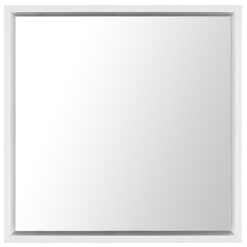 Wall Mirror 50 x 50 cm White BRIGNOLES