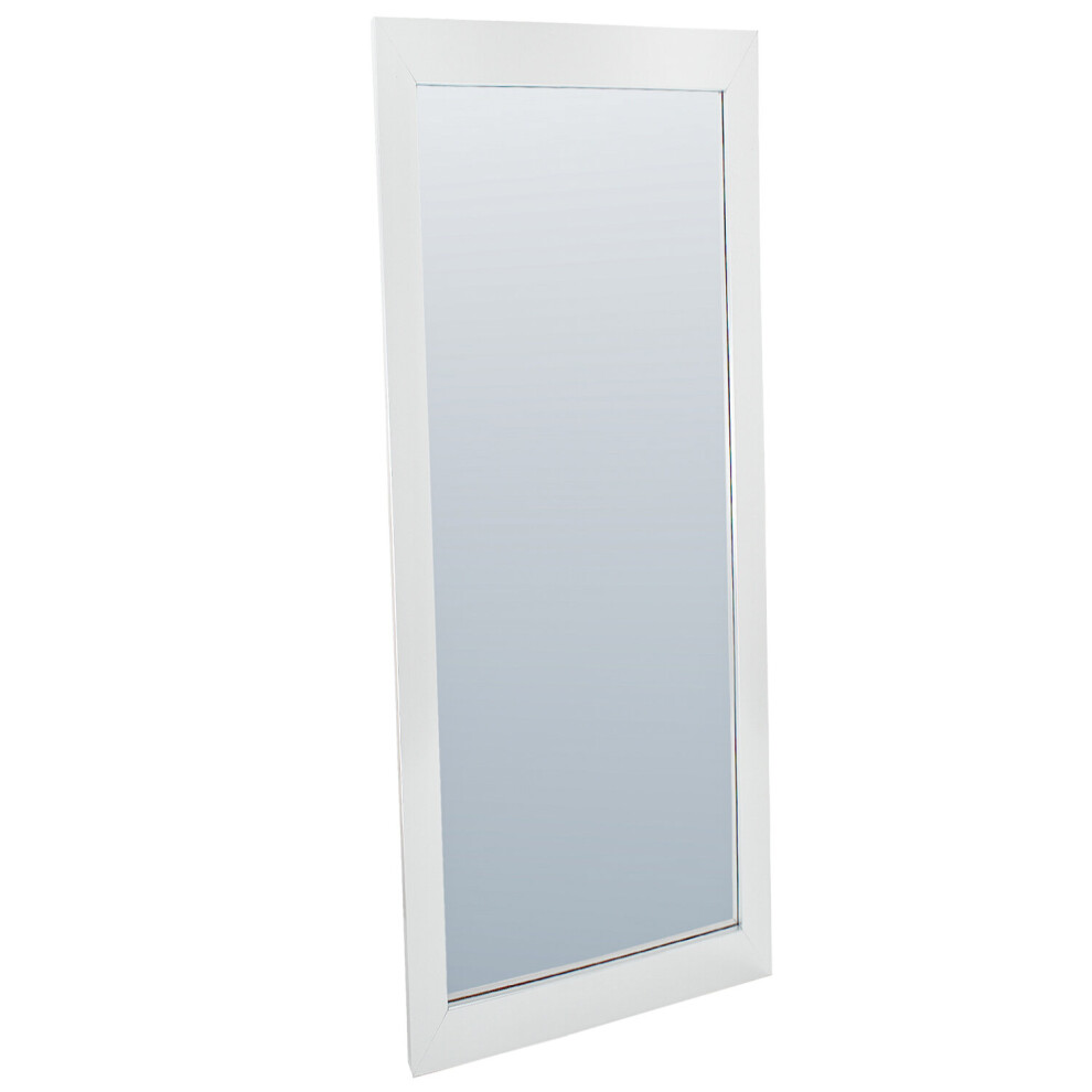 (White, Large) Full Length Mirror Long Wall Mounted Bathroom Bedroom Hall Living Dressing Room